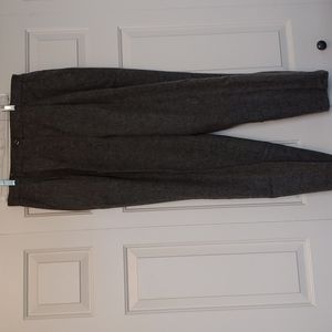Sag Harbor Woman Wool/Poly Blend Gray Lined Dress Pants, Size 18W